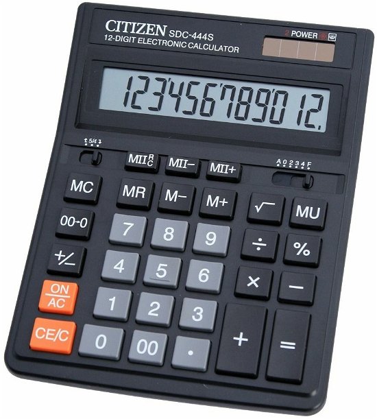 Cover for Citizen · Citizen Calculator Sdc444s, 12-digit, Ärn (Merchandise) (MERCH)