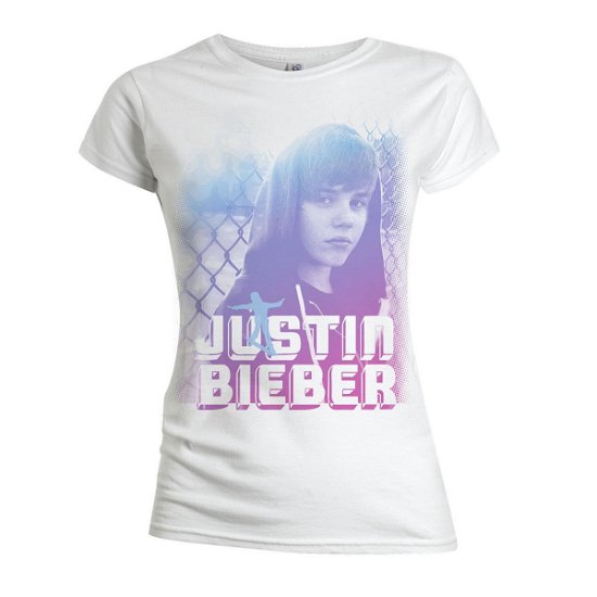 Justin Bieber · T-Shirt Blanc M Femme J. Bieber On Da Fence (TØJ) [size (2010)