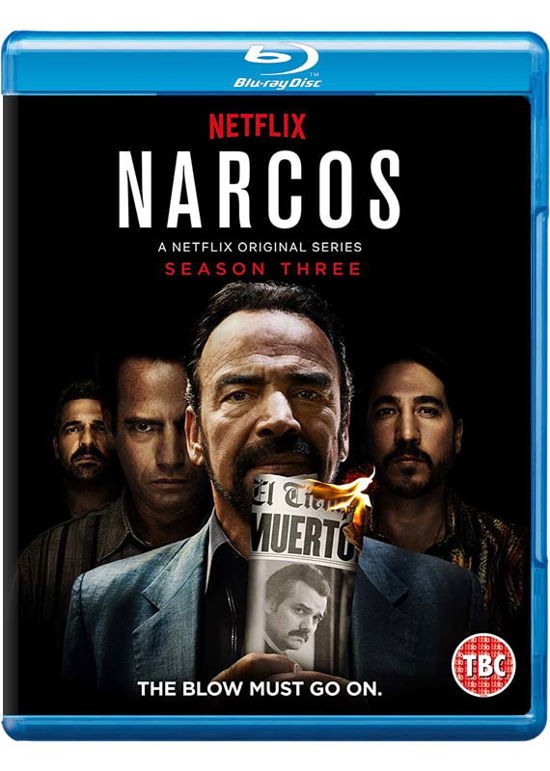 Cover for Narcos S3 BD · Narcos Season 3 (Blu-Ray) (2018)