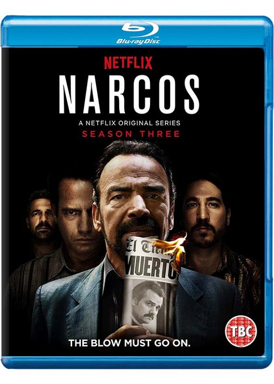 Cover for Narcos S3 BD · Narcos Season 3 (Blu-ray) (2018)