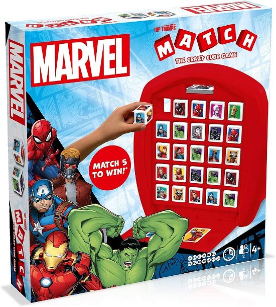 Cover for Top Trumps Match Marvel Boardgames · Marvel Game (Paperback Book) (2024)