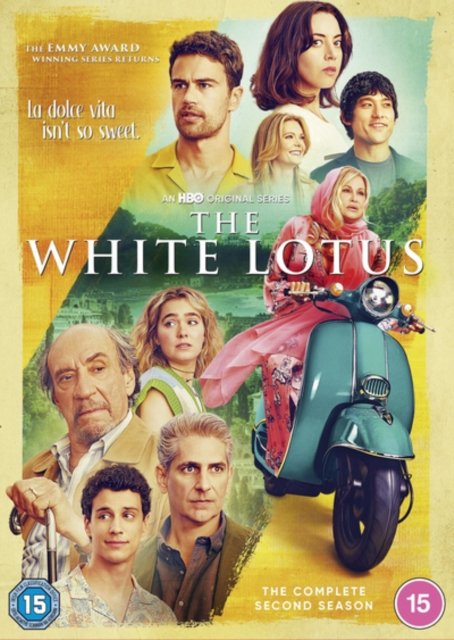 Cover for White Lotus the S2 DVD · The White Lotus Season 2 (DVD) (2023)