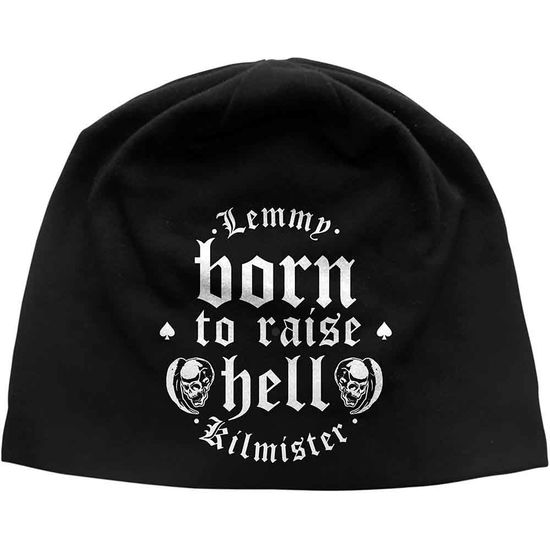 Lemmy Unisex Beanie Hat: Born to Raise Hell - Lemmy - Produtos -  - 5056170620673 - 