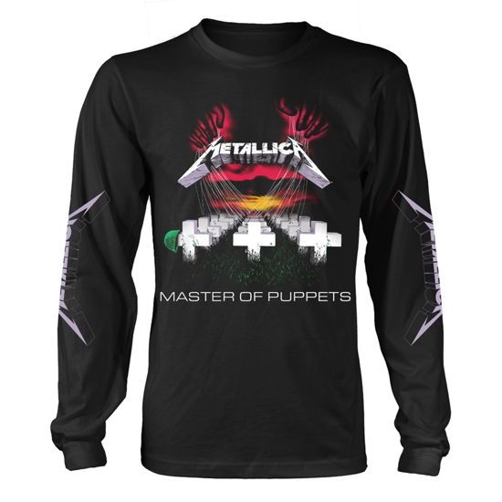 Cover for Metallica · Master of Puppets Tracks (Black) (Shirt) [size M] (2019)