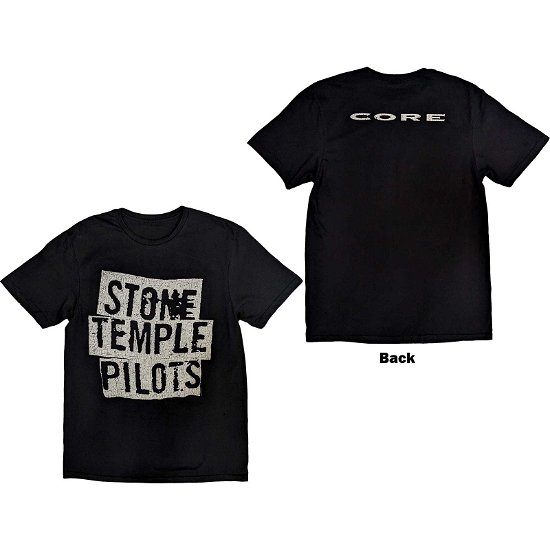 Stone Temple Pilots Unisex T-Shirt: Core (Back Print) - Stone Temple Pilots - Koopwaar -  - 5056737201673 - 