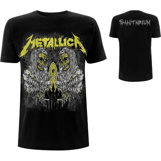 Metallica Unisex T-Shirt: Sanitarium (Back Print) - Metallica - Koopwaar -  - 5060489509673 - 