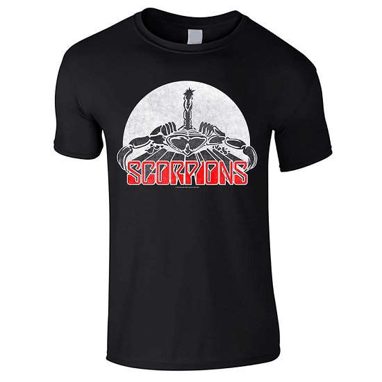 Cover for Scorpions · Logo (Kids 7-8) (T-shirt) [size M] [Black edition] (2018)