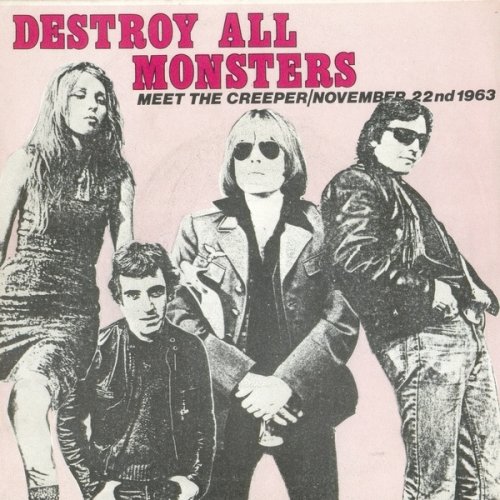 Cover for Destroy All Monsters · Meet The Creeper / November 22nd 1963 (LP) [Coloured edition] (2019)