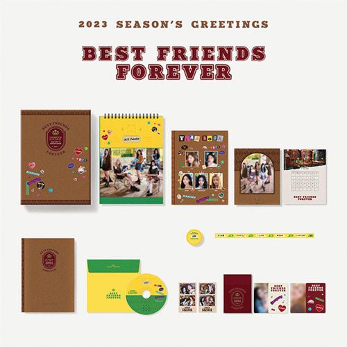 2023 SEASON'S GREETINGS [BEST FRIENDS FOREVER] - Itzy - Merchandise - JYP ENTERTAINMENT - 8809876705673 - 12. december 2022