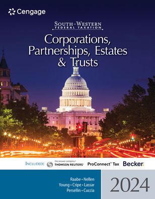 Cover for Raabe, William (University of Wisconsin - Whitewater) · South-Western Federal Taxation 2024: Corporations, Partnerships, Estates and Trusts (Paperback Book) (2023)