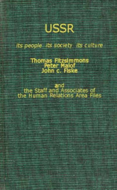 U.S.S.R.: It's People, Its Society, It's Culture - Thomas Fitzsimmons - Bücher - ABC-CLIO - 9780837176673 - 13. November 1974