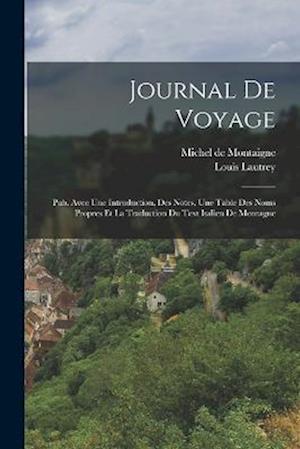 Cover for Michel Montaigne · Journal de Voyage (Buch) (2022)