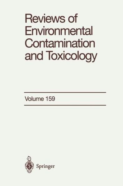 Cover for George W. Ware · Reviews of Environmental Contamination and Toxicology: Continuation of Residue Reviews - Reviews of Environmental Contamination and Toxicology (Taschenbuch) [Softcover reprint of the original 1st ed. 1999 edition] (2012)