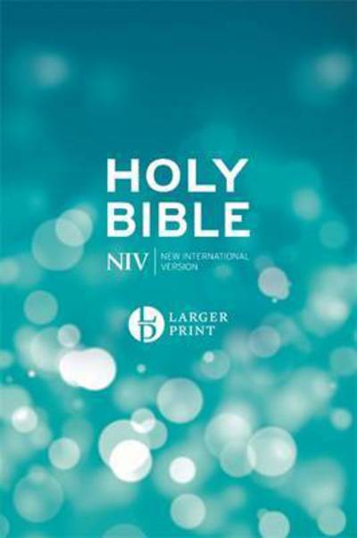 Cover for New International Version · NIV Larger Print Blue Hardback Bible (Hardcover Book) (2017)