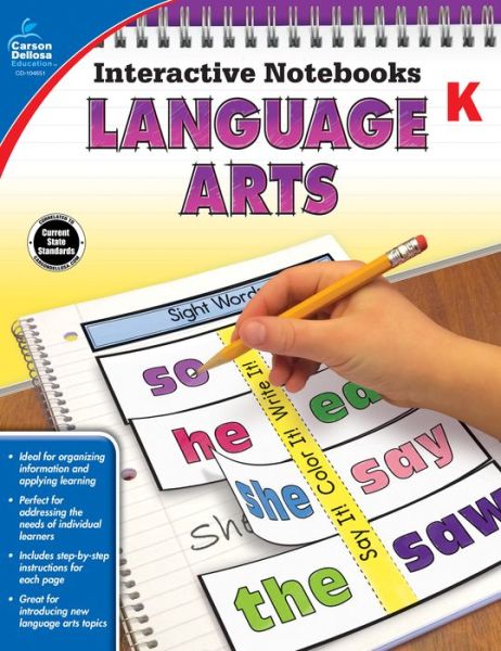 Cover for Carson-dellosa Publishing · Language Arts, Grade K (Paperback Book) (2015)