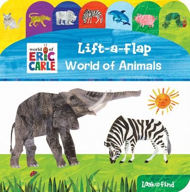 Cover for PI Kids · World of Eric Carle: World of Animals Lift-a-Flap Look and Find (Tavlebog) (2022)