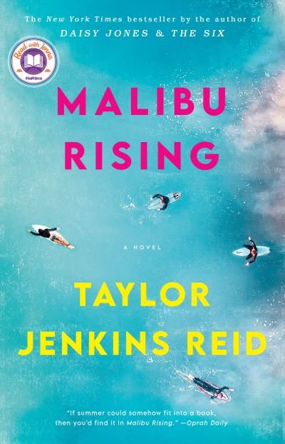 Cover for Taylor Jenkins Reid · Malibu Rising: A Novel (Paperback Bog) (2022)