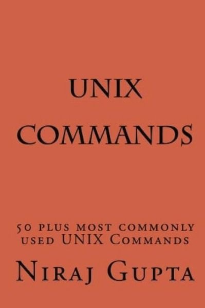 Cover for Niraj Gupta · Unix Commands (Pocketbok) (2015)