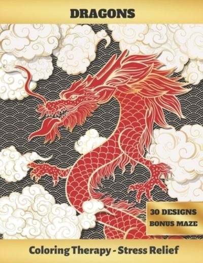 Cover for Inspired Colors · Dragons (Paperback Book) (2019)