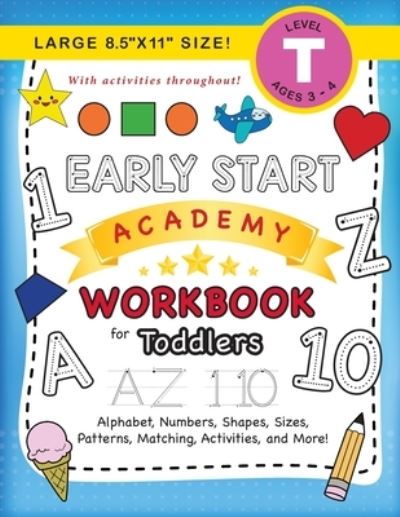 Cover for Lauren Dick · Early Start Academy Workbook for Toddlers (Paperback Book) (2020)