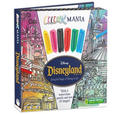 Disney: Disneyland Park - Colouring Book and Pencil Set - Walt Disney - Kirjat - Bonnier Books Ltd - 9781803684673 - sunnuntai 31. heinäkuuta 2022