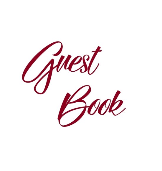 Cover for Lollys Publishing · Burgundy Guest Book, Weddings, Anniversary, Party's, Special Occasions, Memories, Christening, Baptism, Visitors Book, Guests Comments, Vacation Home Guest Book, Beach House Guest Book, Comments Book, Funeral, Wake and Visitor Book (Hardback) (Inbunden Bok) (2019)