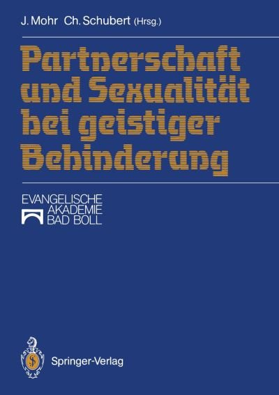 Cover for Jurgen Mohr · Partnerschaft und Sexualitat bei Geistiger Behinderung (Paperback Book) (1991)
