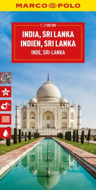 India, Sri Lanka, Nepal, Bangladesh Marco Polo Map - Marco Polo - Bücher - MAIRDUMONT GmbH & Co. KG - 9783575020673 - 31. Oktober 2024