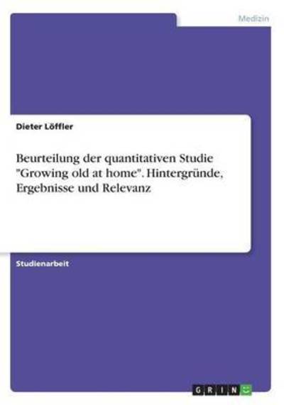 Cover for Löffler · Beurteilung der quantitativen S (Book)