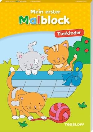 Cover for Sandra Schmidt · Mein erster Malblock. Tierkinder (Taschenbuch) (2021)