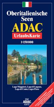 Cover for ADAC Verlag · ADAC UrlaubsKarte: Oberitalienische Seen (Hardcover Book) (2001)