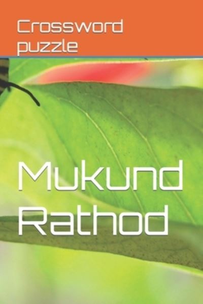 Cover for Mukund Rathod · Crossword puzzle (Paperback Book) (2022)