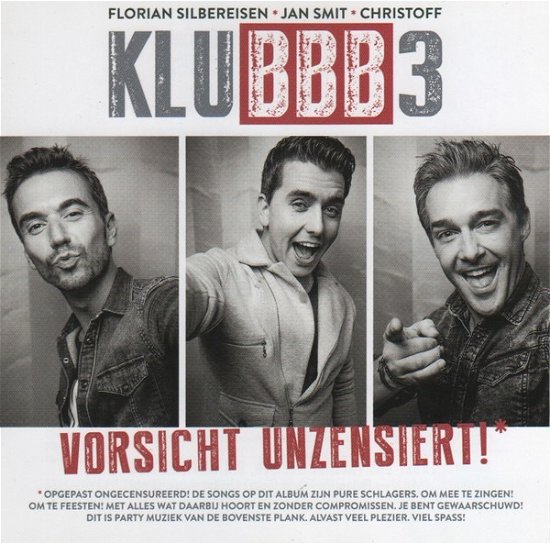 Cover for Klubbb3 · Vorsicht Unzensiert! (CD) (2016)