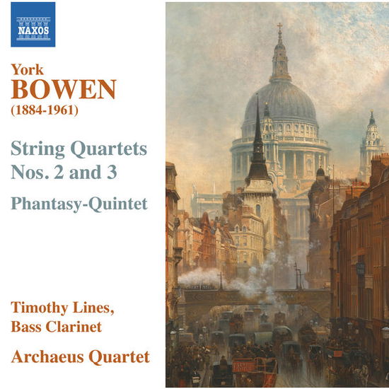 String Quartets No.2 & 3 - Y. Bowen - Música - NAXOS - 0747313136674 - 5 de agosto de 2014