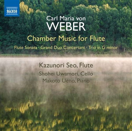 Carl Maria Von Weber: Chamber Music Fof Flute - Flute Sonata. Grand Duo Concertant. Trio In G Minor - Seo / Uwamori / Ueno - Musiikki - NAXOS - 0747313376674 - perjantai 9. elokuuta 2019
