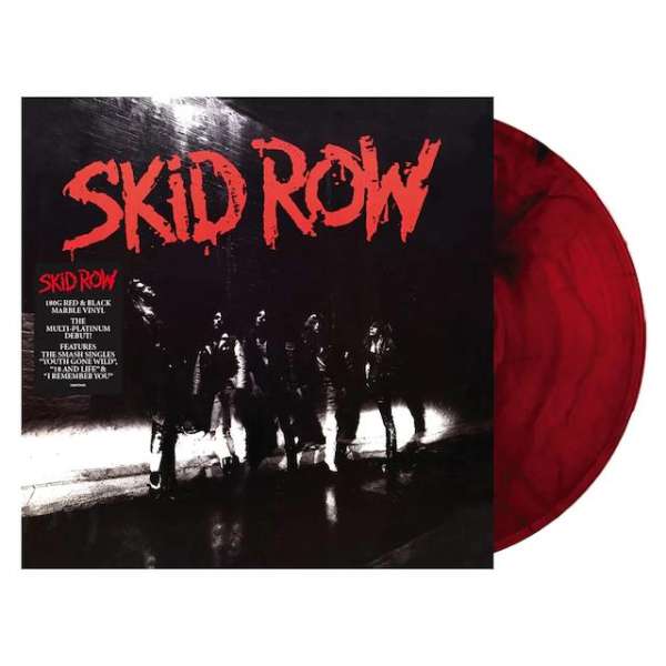 Skid Row Skid Row Red Black Marble LP Red Black Marbled