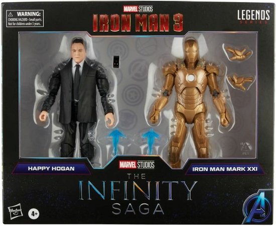Marvel Legends Series  Happy + Iron Man Pack Toys - Marvel Legends Series  Happy + Iron Man Pack Toys - Produtos - Hasbro - 5010993839674 - 