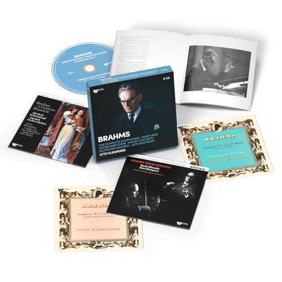 Otto Klemperer · Brahms: The Complete Symphonies, Overtures, Haydn Variations, Violin Concerto, Requiem, Alto Rhapsody (CD) (2024)
