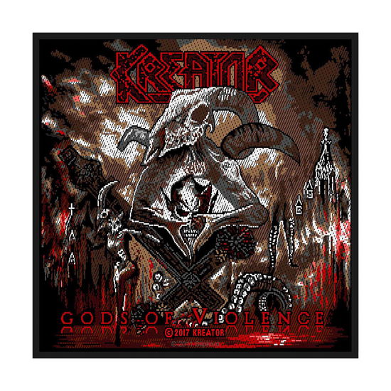 Kreator Standard Patch: Gods of Violence (Loose) - Kreator - Merchandise - PHM - 5055339775674 - August 19, 2019