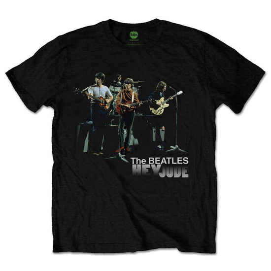 The Beatles Unisex T-Shirt: Hey Jude Version 2 - The Beatles - Produtos - Apple Corps - Apparel - 5055979948674 - 12 de dezembro de 2016