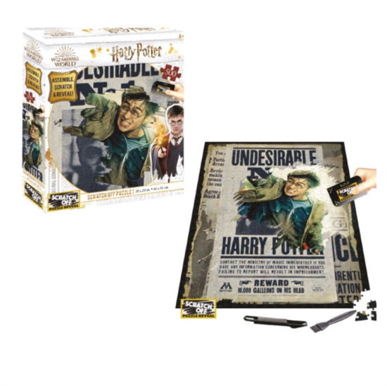 Harry Potter: Hogwarts Day To Night Scratch Off Puzzle (500pc) Puzzle - Harry Potter - Bordspel - UNIVERSITY GAMES - 5056015085674 - 1 april 2022