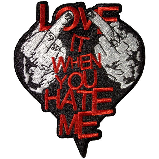 Cover for Avril Lavigne · Avril Lavigne Woven Patch: Love It When You Hate Me (Patch) (2024)