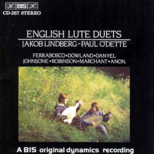 Cover for J./O Dette Lindberg · English Lute Duets (CD) (1994)