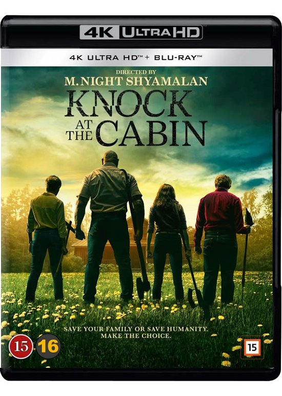 Cover for Knock at the Cabin (4K UHD + Blu-ray) (2023)