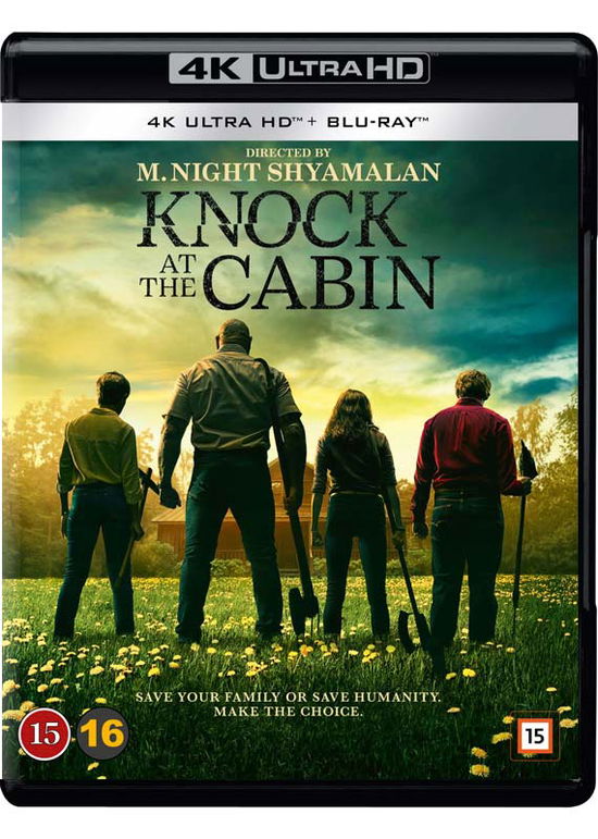 Cover for Knock at the Cabin (4K Ultra HD/BD) (2023)