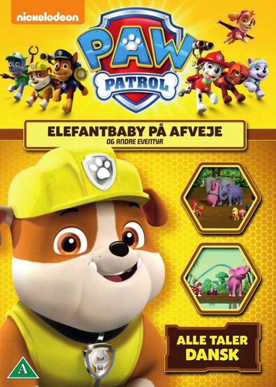 Cover for Paw Patrol · Elefantbaby På Afveje Og Andre Eventyr (DVD) (2017)