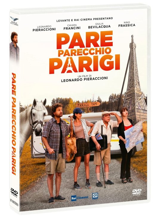 Cover for Pieraccioni, Francini, Bevilacqua, Frassica, Ceccherini · Pare Parecchio Parigi (DVD) (2024)