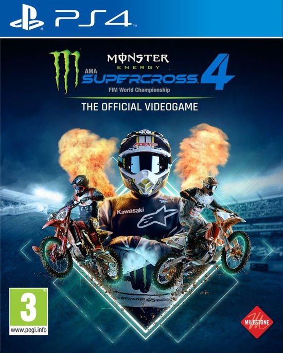 Cover for Monster Energy Supercross · The Official Videogame 4 (PS4)