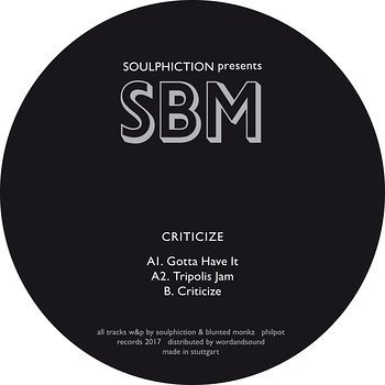 Cover for Soulphiction · Presents Sbm - Criticize (LP) (2017)
