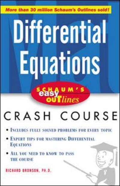 Cover for Richard Bronson · Schaum's Easy Outline of Differential Equations - Schaum's (Paperback Book) [Ed edition] (2003)